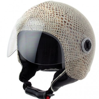 Customizzazione casco Helmetdress Fodera Par Casco Snake Natural Customizzazione casco Helmetdress Fodera Par Casco Snake Natural