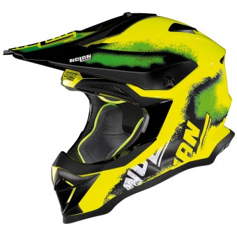 Casque Cross Nolan N53 Lazy Boy Led Yellow 23 Casque Cross Nolan N53 Lazy Boy Led Yellow 23