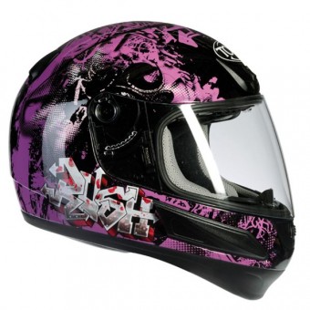 Casque Bambini Torx Bobby Nero Rosa Casque Bambini Torx Bobby Nero Rosa