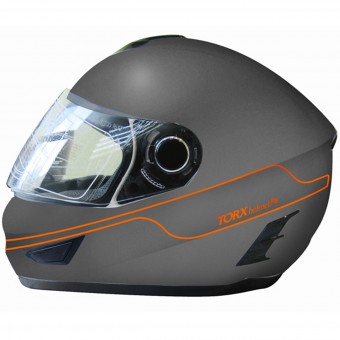 Casque Integrale Torx Manson Matt Grey Casque Integrale Torx Manson Matt Grey