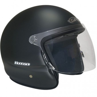 Casque Jet GPA Human Nero Opaco Casque Jet GPA Human Nero Opaco