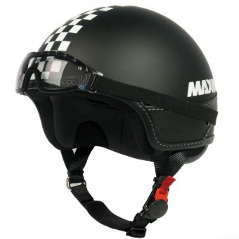 Casque Jet MAX Slim Nero Opaco Casque Jet MAX Slim Nero Opaco