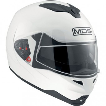 Casque Modulare Apribile MDS MD200 Mono Bianco Casque Modulare Apribile MDS MD200 Mono Bianco