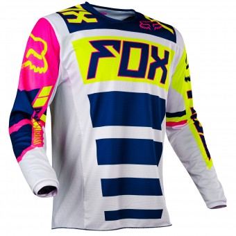 Maglia Cross FOX 180 Falcon Navy White 045 Maglia Cross FOX 180 Falcon Navy White 045