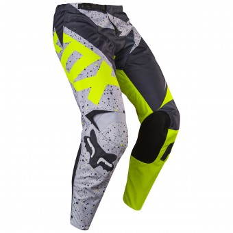 Pantalone Cross FOX 180 Nirv Grey Yellow Pant 086 Pantalone Cross FOX 180 Nirv Grey Yellow Pant 086