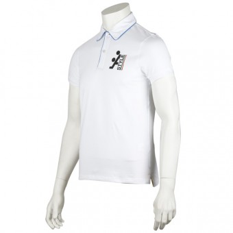 Polo Moto Astyle Amos Bianco Polo Moto Astyle Amos Bianco