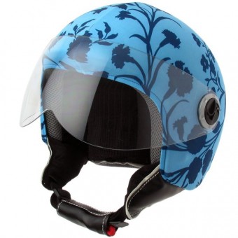 Accessori Helmetdress Fodera per Casco Blue Flowers