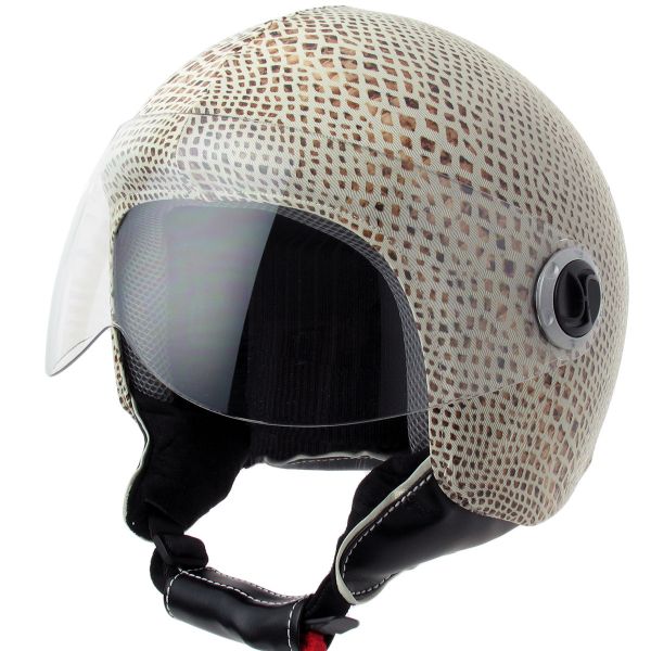 Accessori Helmetdress Fodera Par Casco Snake Natural