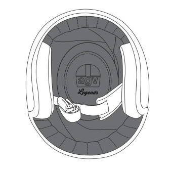 Interni per casco AGV Interno X70 Interni per casco AGV Interno X70