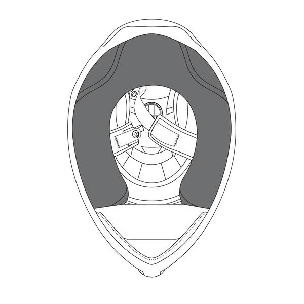 Interni per casco AGV Paio di Guanciali K1 S Interni per casco AGV Paio di Guanciali K1 S