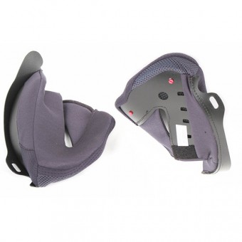 Interni per casco HJC Paio di Guanciali SY-Max III Bottoncini Rossi Interni per casco HJC Paio di Guanciali SY-Max III Bottoncini Rossi