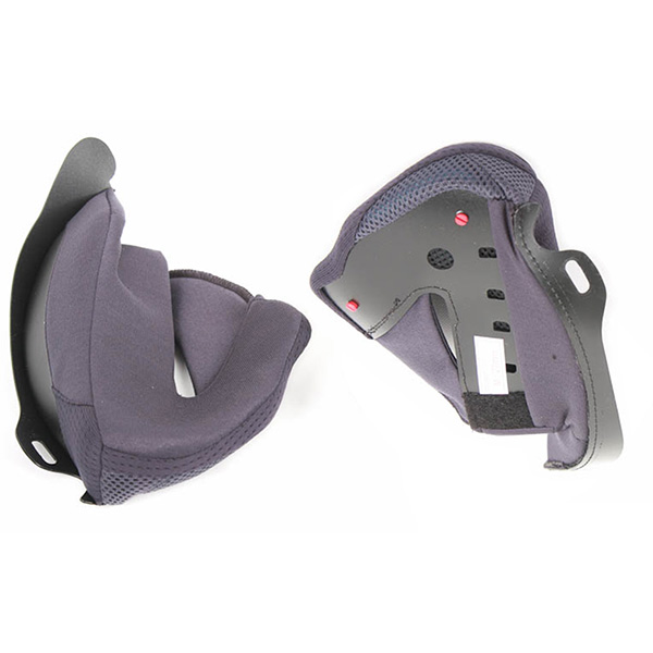 Interni per casco HJC Coppia di guanciali SY-Max III Pressioni rosse Interni per casco HJC Coppia di guanciali SY-Max III Pressioni rosse