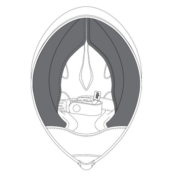 Interni per casco AGV Paio di Guanciali Corsa R