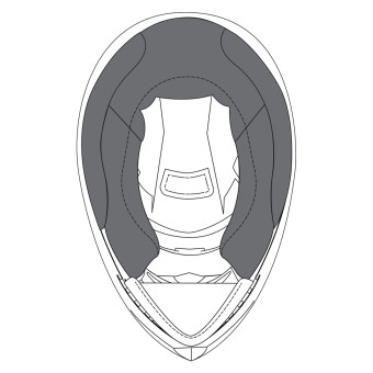 Interni per casco AGV Paio di Guanciali K3 Interni per casco AGV Paio di Guanciali K3