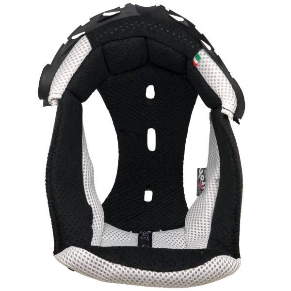 Interni per casco Airoh Cuffia Aviator 2.2 Nera Bianca Interni per casco Airoh Cuffia Aviator 2.2 Nera Bianca