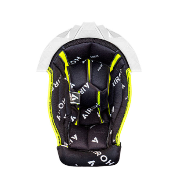 Interni per casco Airoh Fodera interna nera Supporto Twist 3 bianco Interni per casco Airoh Fodera interna nera Supporto Twist 3 bianco