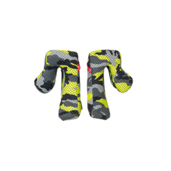 Interni per casco Airoh Coppia di guanciali Aviator 3 grigio mimetico Interni per casco Airoh Coppia di guanciali Aviator 3 grigio mimetico