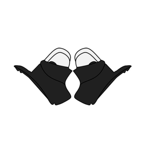 Interni per casco Airoh Paio di Guanciali Commander Carbon