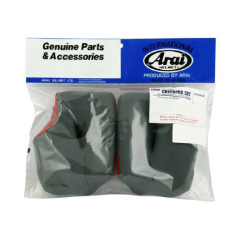 Interni per casco Arai Guanciali rossi MX-V Interni per casco Arai Guanciali rossi MX-V
