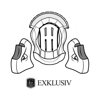 Interni per casco Exklusiv Set completo di fodere Kulte 2