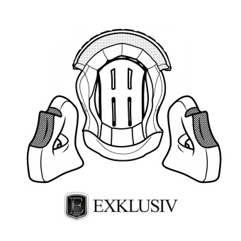 Interni per casco Exklusiv Set di fodere complete Smart 2