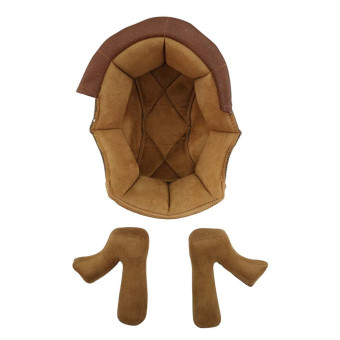 Interni per casco Exklusiv Coppia di guance Duke 2 Red