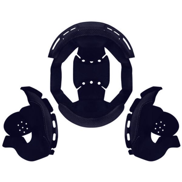 Interni per casco LS2 Set di fodere complete Blue Fast II MX708