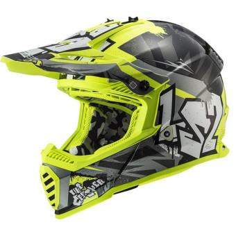 LS2 Set di fodere complete giallo fluo Fast II Mini MX437