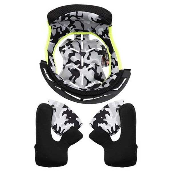 Interni per casco LS2 Set di fodere complete nere Fast Evo MX437 junior