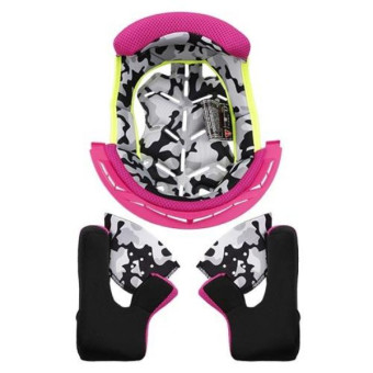Interni per casco LS2 Set completo di fodere viola Fast Evo MX437 Interni per casco LS2 Set completo di fodere viola Fast Evo MX437