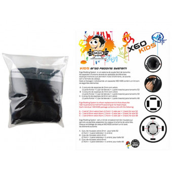 Interni per casco Nexx Ergo Padding System SX.60 Kids