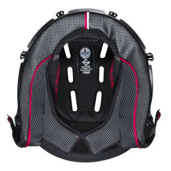Interni per casco Nolan Interieur Set di fodere complete N40 - N 40 5 Nero Rosso Interni per casco Nolan Interieur Set di fodere complete N40 - N 40 5 Nero Rosso