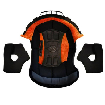 Interni per casco SHOT Set di fodere completo arancione Furious Kid 22.05 Interni per casco SHOT Set di fodere completo arancione Furious Kid 22.05