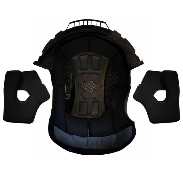 Interni per casco SHOT Set completo di fodere nere Furious Kid 22.05