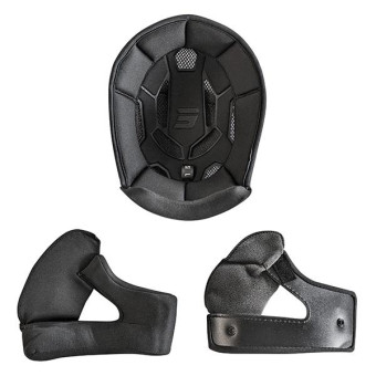 Interni per casco SHOT Set di fodere completo nero Furious Kid 22.06 Interni per casco SHOT Set di fodere completo nero Furious Kid 22.06