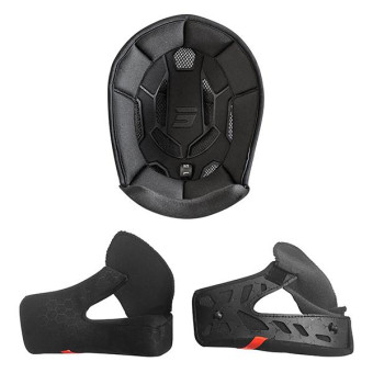 Interni per casco SHOT Set completo di fodere Race Interni per casco SHOT Set completo di fodere Race