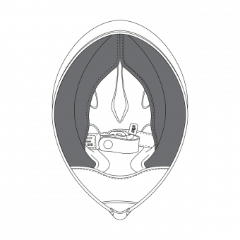 Interni per casco AGV Paio di Guanciali Pista GP R Interni per casco AGV Paio di Guanciali Pista GP R