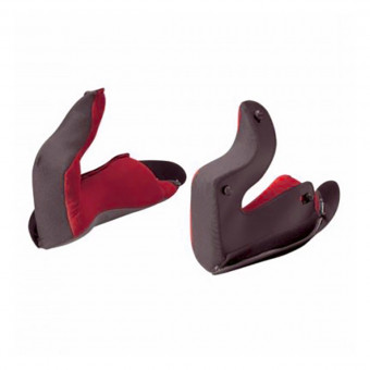 Interni per casco X-lite Paio di Guanciali X-802 R Racing Sangria Interni per casco X-lite Paio di Guanciali X-802 R Racing Sangria