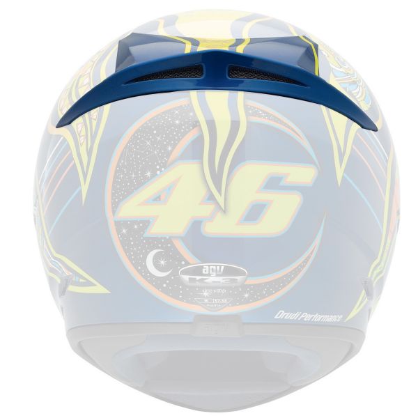 Pezzi di ricambio per casco AGV Ventilazione Superiore Posteriore K3 Top 5 Continents