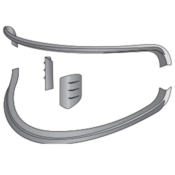 Pezzi di ricambio per casco Shark Kit Di Giunto Di Visione S900 - S700 Pezzi di ricambio per casco Shark Kit Di Giunto Di Visione S900 - S700