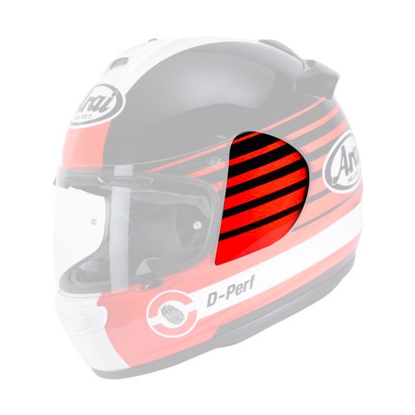 Pezzi di ricambio per casco Arai Piastra a perno Chaser V Pagina Rosso Pezzi di ricambio per casco Arai Piastra a perno Chaser V Pagina Rosso