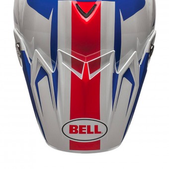Pezzi di ricambio casco Bell Frontino Moto 9 Flex Carbon Vice Blue Red in  Stock | iCasque.it