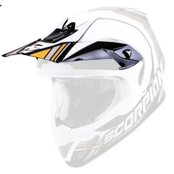 Pezzi di ricambio per casco Scorpion Tettuccio VX-20 Air Spot Nero Bianco