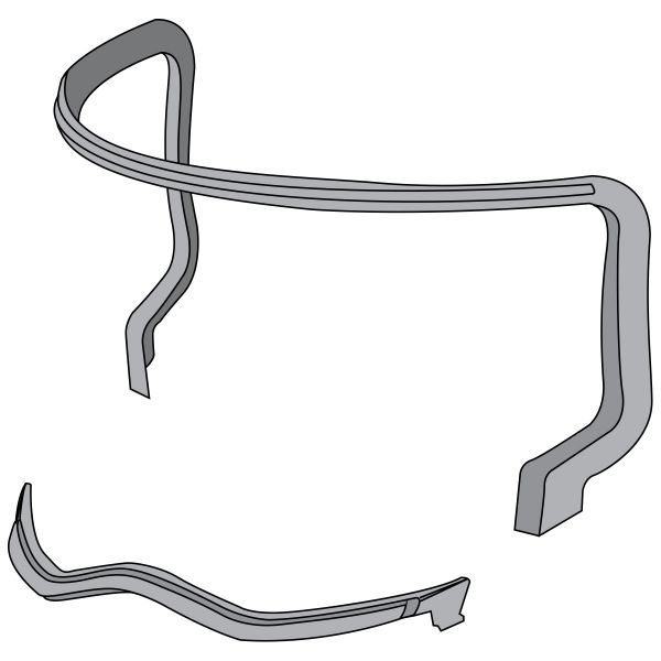 Pezzi di ricambio per casco Shark Kit Guarnizione Visiera Evoline Serie 1 - 2 - 3