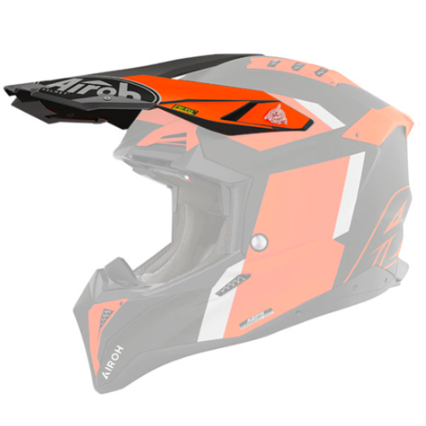 Pezzi di ricambio per casco Airoh Berretto Aviator 3 Glory arancione opaco Pezzi di ricambio per casco Airoh Berretto Aviator 3 Glory arancione opaco