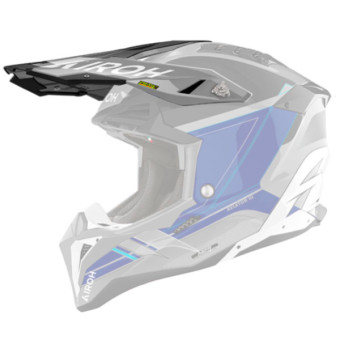 Pezzi di ricambio per casco Airoh Aviator 3 Picco lucido blu sciabola Pezzi di ricambio per casco Airoh Aviator 3 Picco lucido blu sciabola