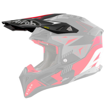 Pezzi di ricambio per casco Airoh Aviator 3 Spin rosso opaco