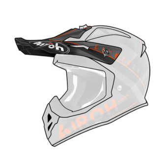 Pezzi di ricambio per casco Airoh Aviator Ace Amaze Arancione picco Pezzi di ricambio per casco Airoh Aviator Ace Amaze Arancione picco