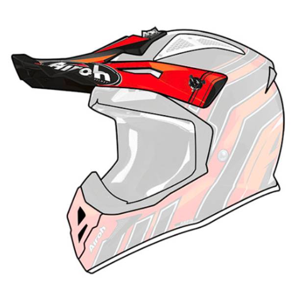 Pezzi di ricambio per casco Airoh Picco Aviator Ace Art Orange