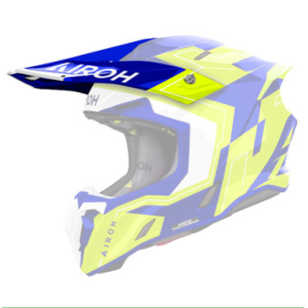 Pezzi di ricambio per casco Airoh Twist 3 Dizzy picco blu giallo lucido Pezzi di ricambio per casco Airoh Twist 3 Dizzy picco blu giallo lucido